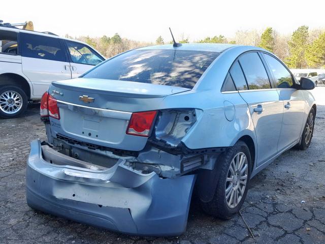 1G1PK5SC2C7233637 - 2012 CHEVROLET CRUZE ECO BLUE photo 4