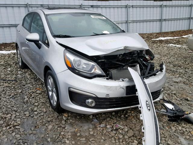 KNADN4A3XH6111938 - 2017 KIA RIO EX SILVER photo 1