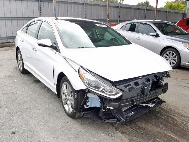 5NPE34AF6KH736244 - 2019 HYUNDAI SONATA SPO WHITE photo 1