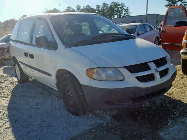 1D4GP21333B339197 - 2003 DODGE CARAVAN C/ WHITE photo 1