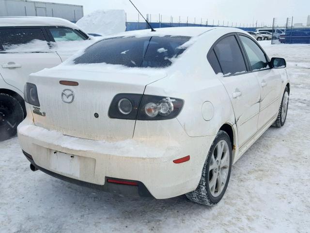 JM1BK323671745044 - 2007 MAZDA 3 S WHITE photo 4