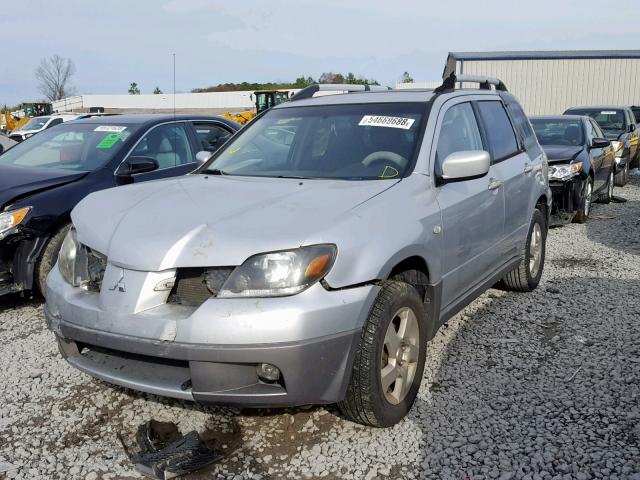 JA4LX41G73U049392 - 2003 MITSUBISHI OUTLANDER GRAY photo 2