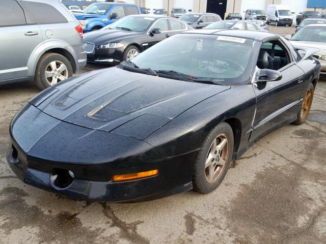 2G2FV22P2T2231491 - 1996 PONTIAC FIREBIRD F BLACK photo 2