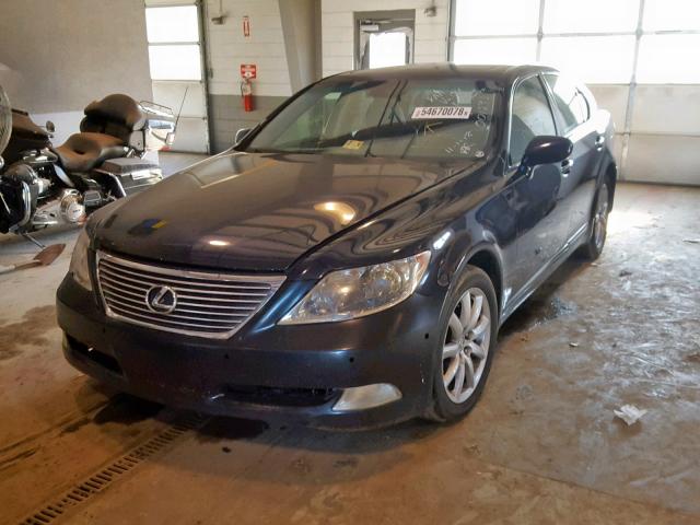 JTHBL46F275001293 - 2007 LEXUS LS 460 BLUE photo 2