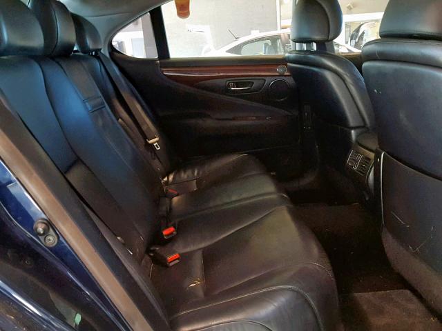 JTHBL46F275001293 - 2007 LEXUS LS 460 BLUE photo 6