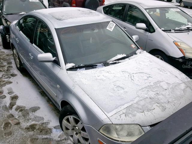 WVWTH63B52P073803 - 2002 VOLKSWAGEN PASSAT GLX SILVER photo 1
