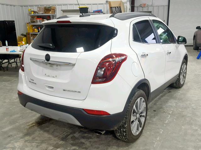 KL4CJASBXJB614228 - 2018 BUICK ENCORE PRE WHITE photo 4