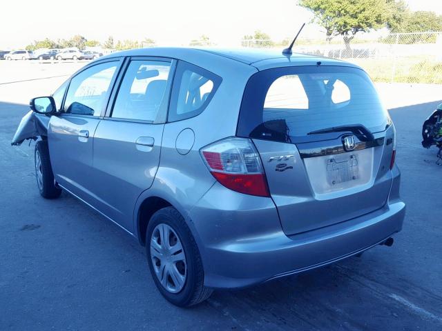 JHMGE8G22AS008482 - 2010 HONDA FIT SILVER photo 3