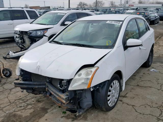 3N1AB61E58L708113 - 2008 NISSAN SENTRA 2.0 WHITE photo 2