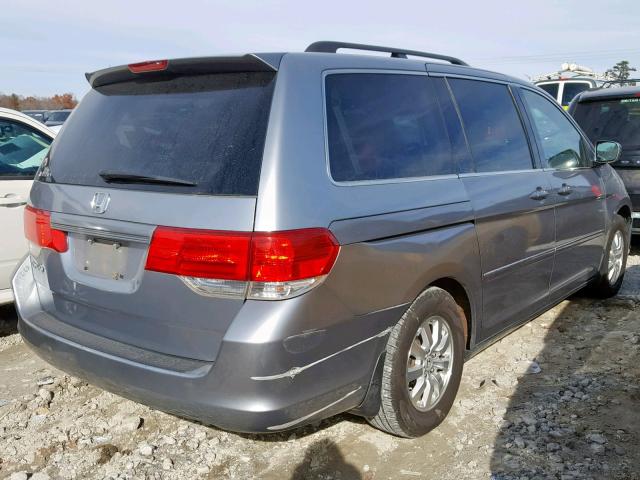 5FNRL3H43AB004344 - 2010 HONDA ODYSSEY EX BLUE photo 4