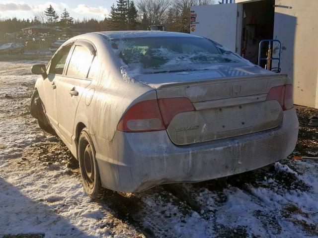 2HGFA1F45AH004292 - 2010 HONDA CIVIC DX-G SILVER photo 3