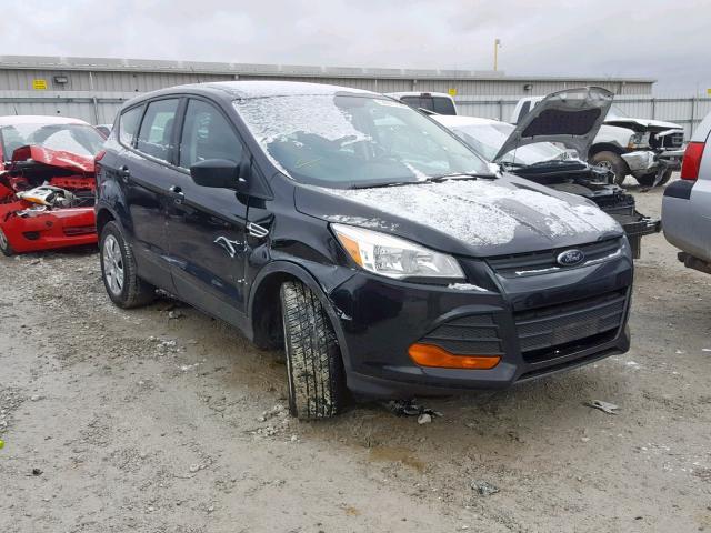 1FMCU0F70EUB06675 - 2014 FORD ESCAPE S BLACK photo 1