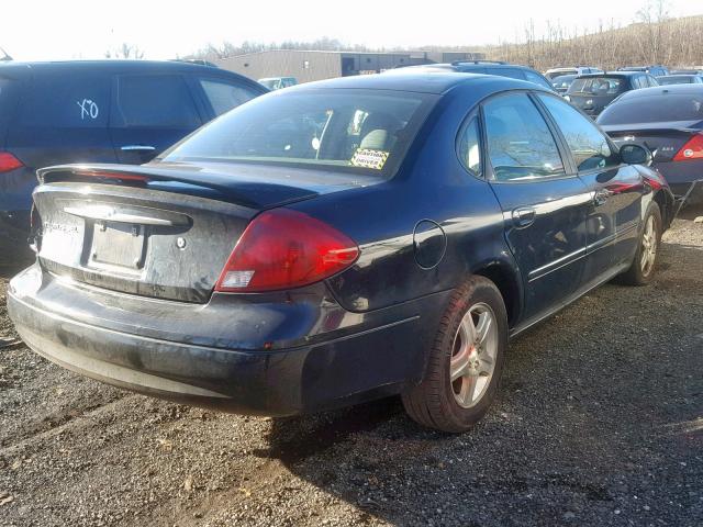 1FAHP56SX1A234376 - 2001 FORD TAURUS SEL BLACK photo 4