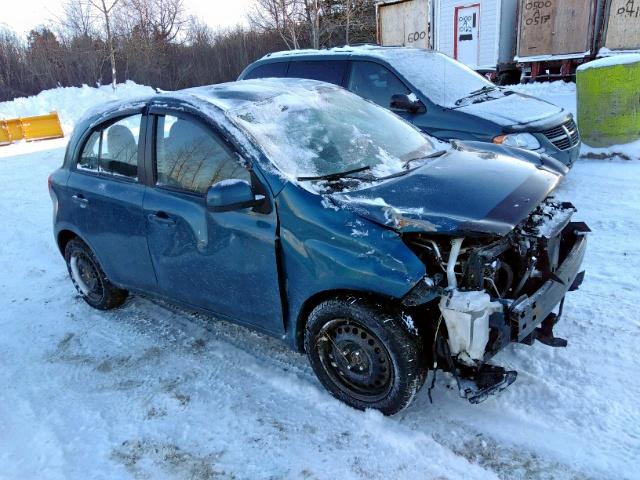 3N1CK3CP1FL266949 - 2015 NISSAN MICRA TEAL photo 1