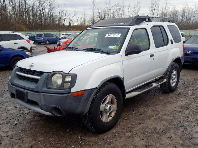 5N1ED28Y23C651435 - 2003 NISSAN XTERRA XE WHITE photo 2