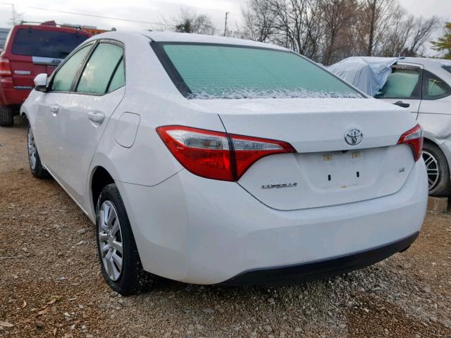 5YFBURHE5GP524164 - 2016 TOYOTA COROLLA L WHITE photo 3