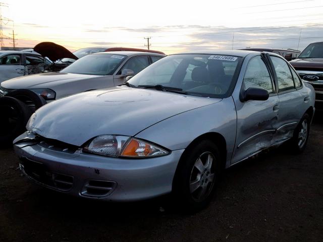 1G1JF524327260427 - 2002 CHEVROLET CAVALIER L GRAY photo 2