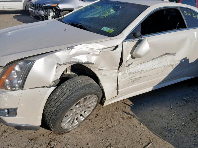 1G6DL1ED1B0147086 - 2011 CADILLAC CTS PERFOR WHITE photo 9