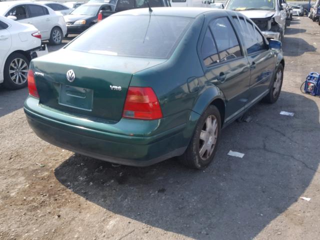 3VWSE29M1YM092902 - 2000 VOLKSWAGEN JETTA GLS GREEN photo 4