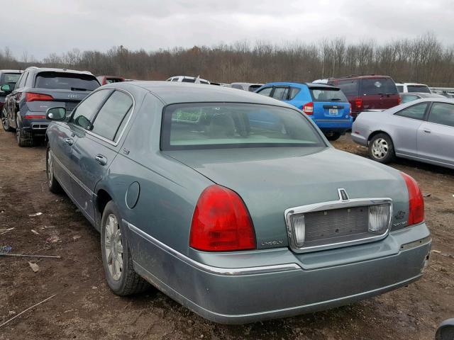 1LNHM82V86Y629655 - 2006 LINCOLN TOWN CAR S GREEN photo 3