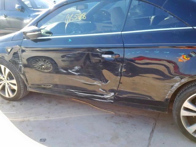 WVWFW8AH5DV001164 - 2013 VOLKSWAGEN EOS LUX Czarny zdjęcie 9