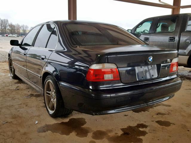 WBADT43431GF58321 - 2001 BMW 525 I AUTO BLACK photo 3