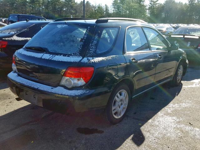 JF1GG65514H820165 - 2004 SUBARU IMPREZA TS GREEN photo 4