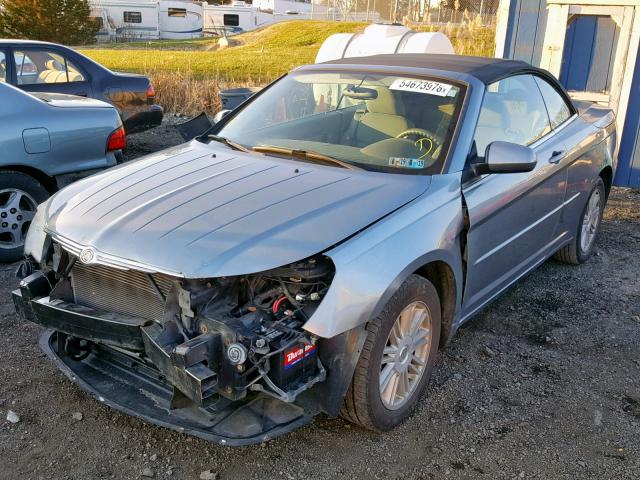 1C3LC55R08N656484 - 2008 CHRYSLER SEBRING TO BLUE photo 2