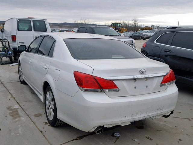 4T1BK3DB1CU441354 - 2012 TOYOTA AVALON BAS WHITE photo 3