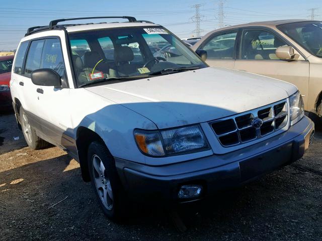 JF1SF6556XH741785 - 1999 SUBARU FORESTER S WHITE photo 1