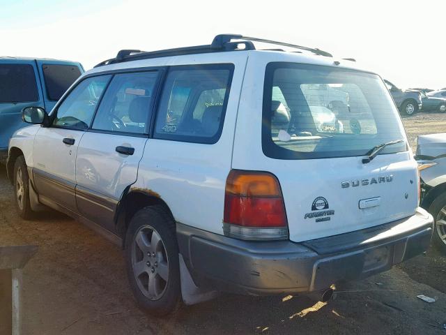 JF1SF6556XH741785 - 1999 SUBARU FORESTER S WHITE photo 3