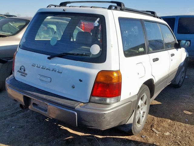 JF1SF6556XH741785 - 1999 SUBARU FORESTER S WHITE photo 4