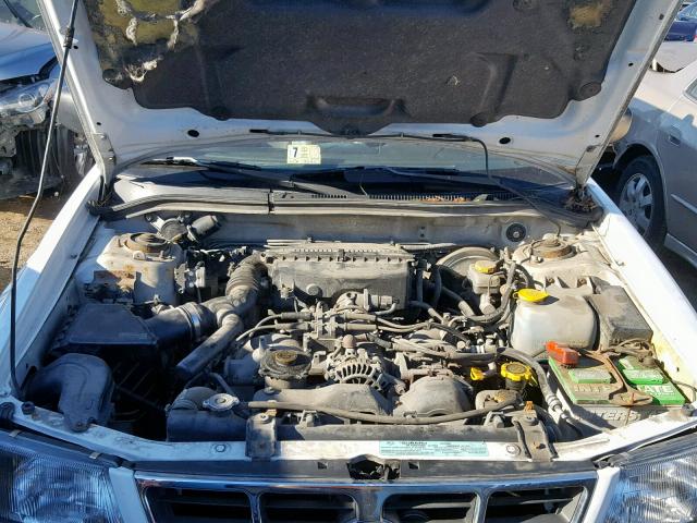 JF1SF6556XH741785 - 1999 SUBARU FORESTER S WHITE photo 7
