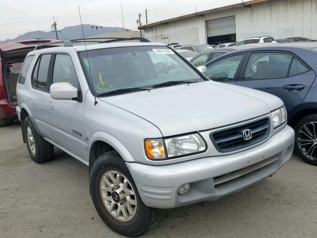 4S6CK58WX24400157 - 2002 HONDA PASSPORT E SILVER photo 1