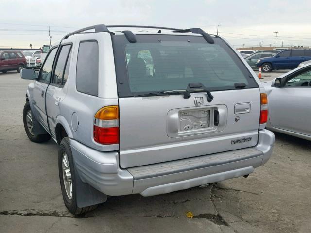 4S6CK58WX24400157 - 2002 HONDA PASSPORT E SILVER photo 3