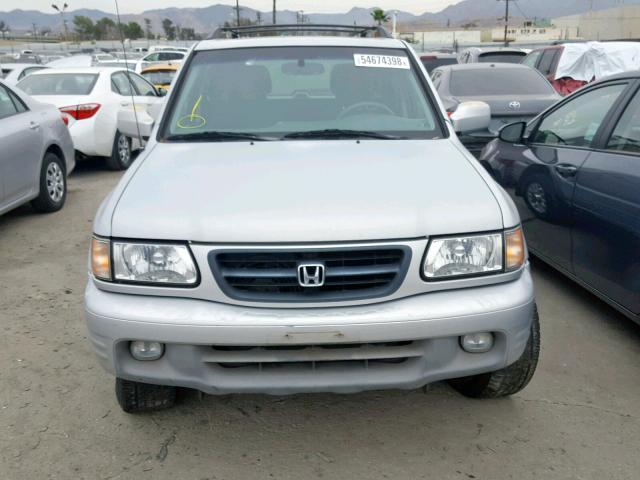 4S6CK58WX24400157 - 2002 HONDA PASSPORT E SILVER photo 9