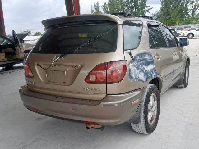 JT6HF10U7Y0099834 - 2000 LEXUS RX 300 GOLD photo 4