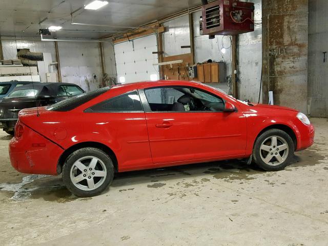 1G1AF1F53A7134708 - 2010 CHEVROLET COBALT 2LT RED photo 9