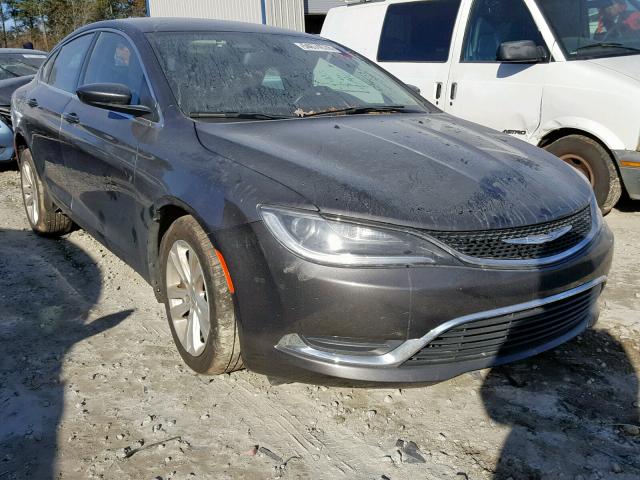 1C3CCCAB6GN160827 - 2016 CHRYSLER 200 LIMITE GRAY photo 1