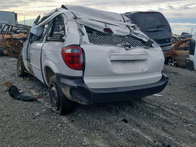 1D4GP21363B334477 - 2003 DODGE CARAVAN C/ WHITE photo 3