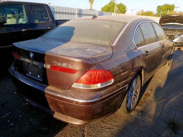 WBAGN63422DR03745 - 2002 BMW 745 LI PURPLE photo 4