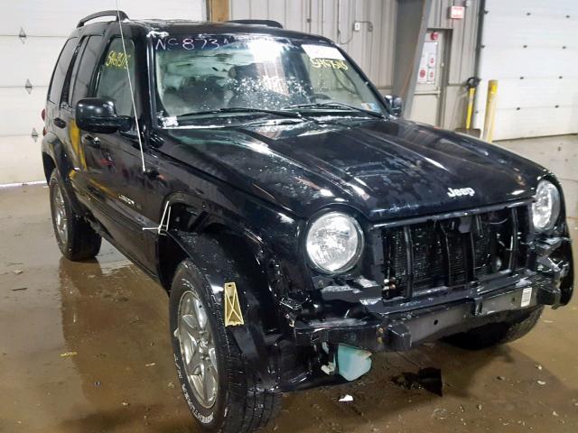 1J8GL58K23W656414 - 2003 JEEP LIBERTY LI BLACK photo 1