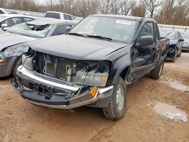 1GCDT136368266315 - 2006 CHEVROLET COLORADO BLACK photo 2