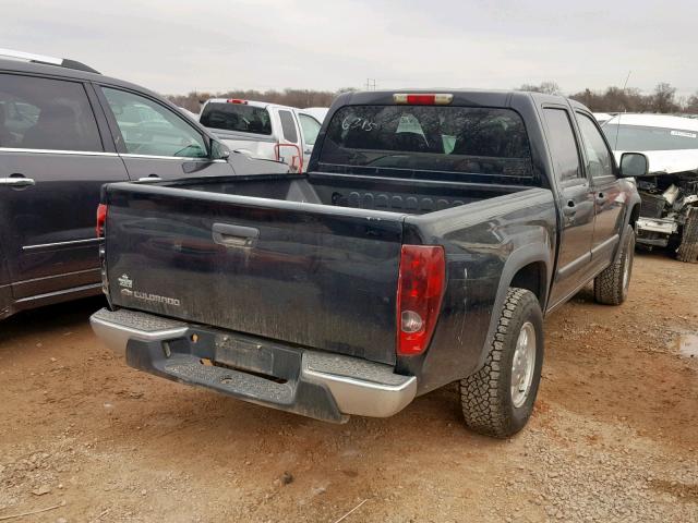 1GCDT136368266315 - 2006 CHEVROLET COLORADO BLACK photo 4