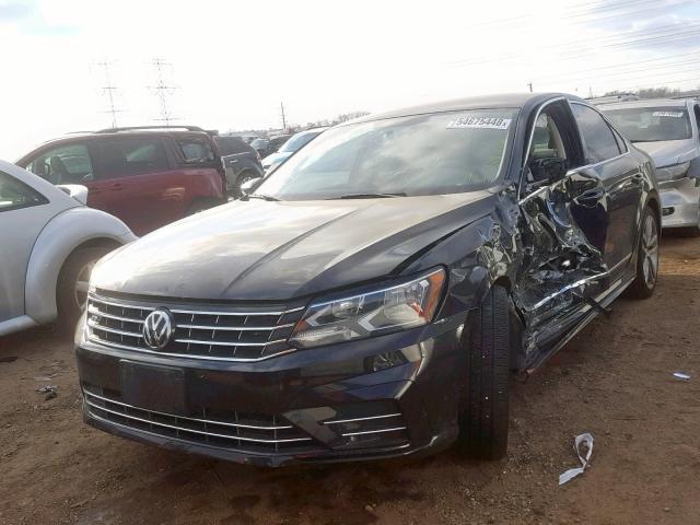1VWDT7A33HC040882 - 2017 VOLKSWAGEN PASSAT R-L BLACK photo 2