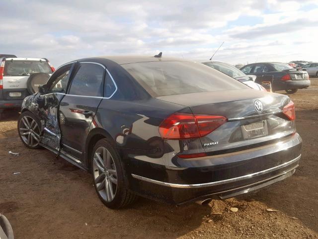 1VWDT7A33HC040882 - 2017 VOLKSWAGEN PASSAT R-L BLACK photo 3