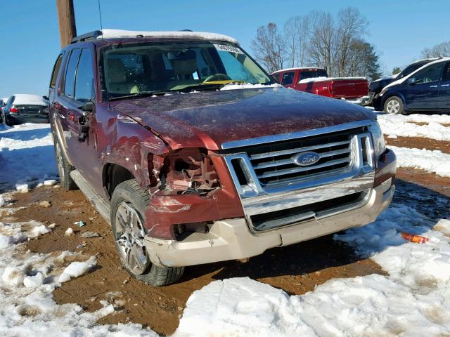 1FMEU7EE0AUA36476 - 2010 FORD EXPLORER E BURGUNDY photo 1