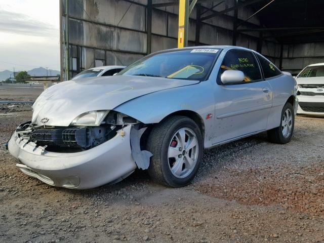 1G1JH12T627153382 - 2002 CHEVROLET CAVALIER Z SILVER photo 2