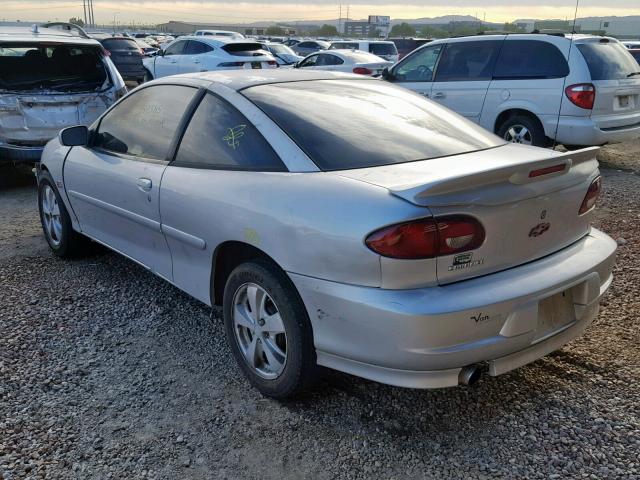 1G1JH12T627153382 - 2002 CHEVROLET CAVALIER Z SILVER photo 3