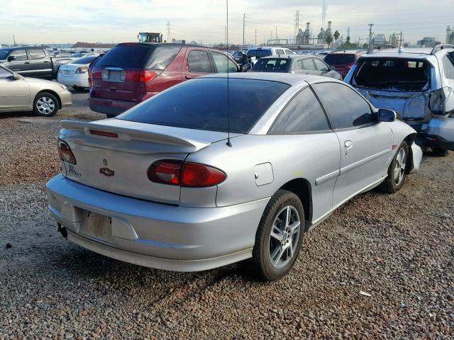 1G1JH12T627153382 - 2002 CHEVROLET CAVALIER Z SILVER photo 4